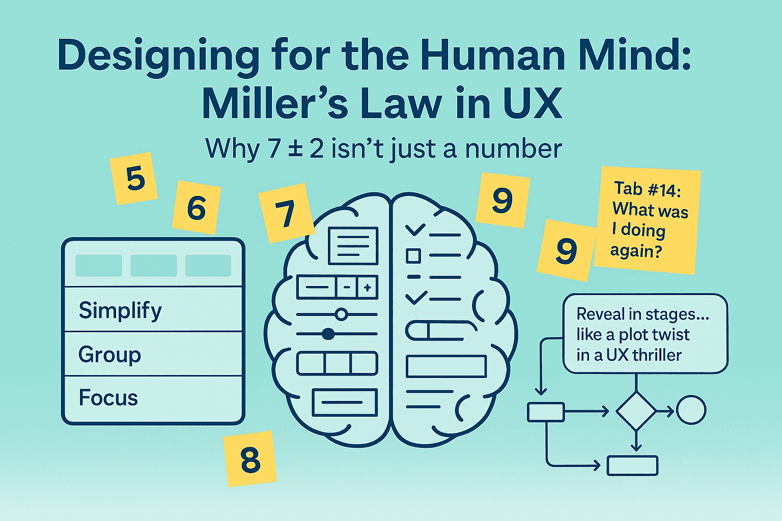 Miller’s Law in UX: Why 7±2 Isn’t Just a Math Problem