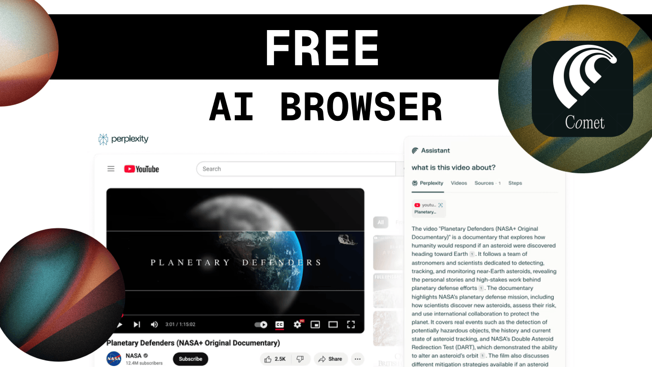 Unlock Your Academic Edge: Free Perplexity PRO & the Agentic Comet Browser, No Credit Card Needed!