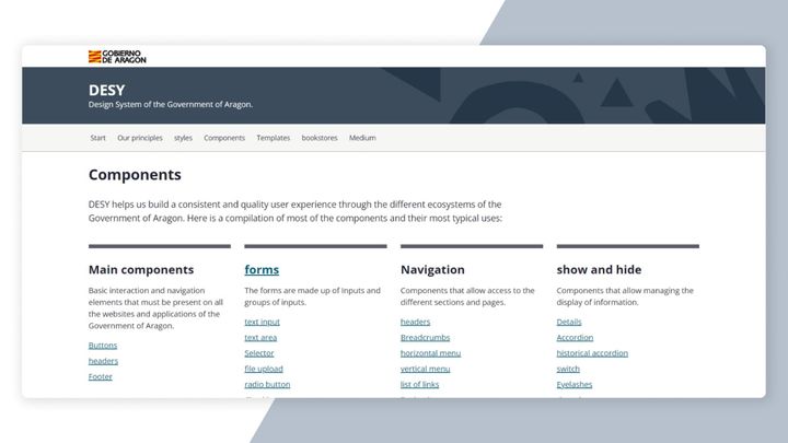 Gobierno de Aragón Design System