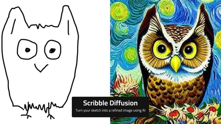 Scribble Diffusion